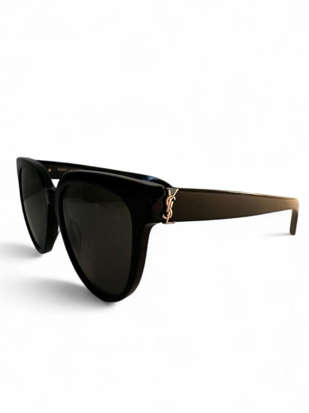 Saint Laurent SL M28/F Cat Eye Sunglasses Gold YSL Accent